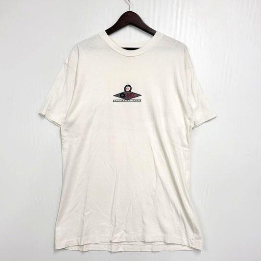 【中古品】【メンズ】 QUICKSILVER クイックシルバー QSD PRINT SS TEE プリント 半袖Tシャツ 両シングル 146-260801-as-19-izu カラー：ホワイト 万代Net店