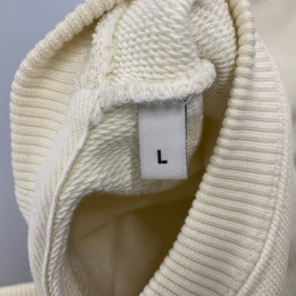 【中古品】【メンズ】 ami alexandre mattiussi アミアレクサンドレマチウシ USW778.747 NATURAL COTTON AMI DE COEUR SWEATSHIRT スウェット トレーナー 141-260313-ya-12-izu サイズ：L カラー：アイボリー 万代Net店