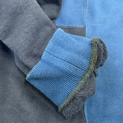 【中古品】【メンズ】 XLARGE エクストララージ 101231012001 PANELED CREWNECK SWEAT パネルド クルーネック スウェット トップス 長袖 142-260730-cs-26-izu サイズ：XL カラー：ブルー 万代Net店