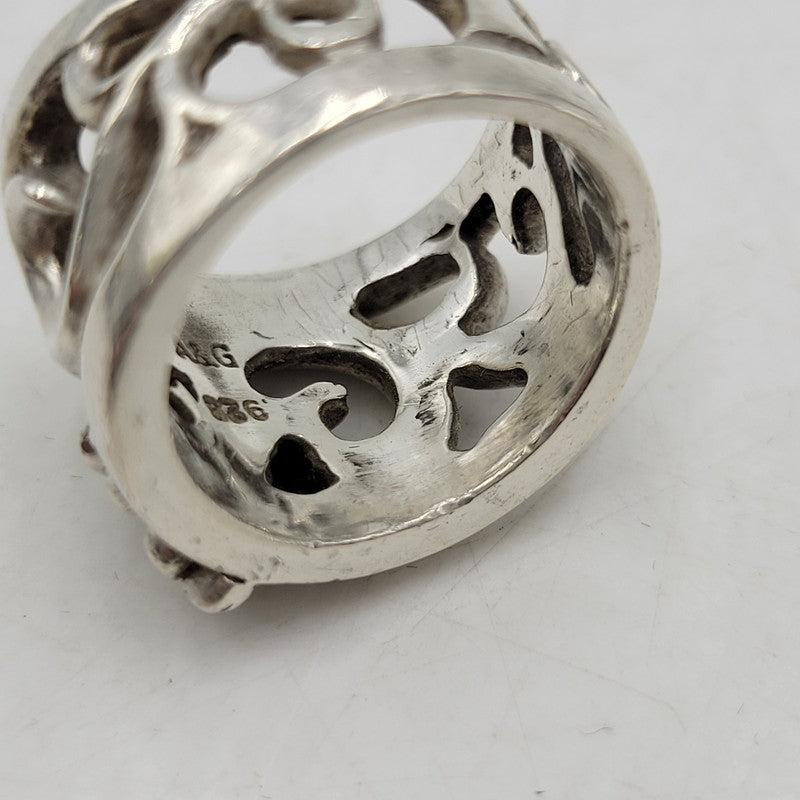 【中古品】【メンズ/レディース】 A&G エーアンドジー 925 FDL RING リング 指輪 アクセサリー 192-260314-as-08-izu カラー：シルバー 万代Net店