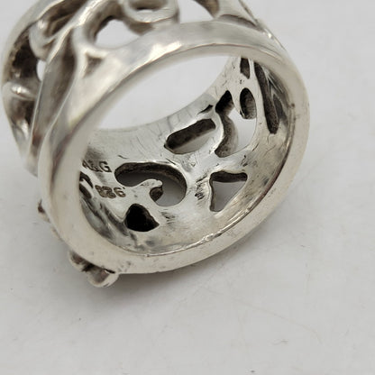 【中古品】【メンズ/レディース】 A&G エーアンドジー 925 FDL RING リング 指輪 アクセサリー 192-260314-as-08-izu カラー：シルバー 万代Net店