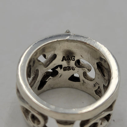 【中古品】【メンズ/レディース】 A&G エーアンドジー 925 FDL RING リング 指輪 アクセサリー 192-260314-as-08-izu カラー：シルバー 万代Net店