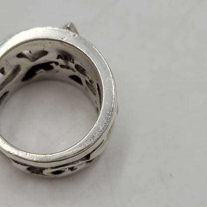 【中古品】【メンズ/レディース】 A&G エーアンドジー 925 FDL RING リング 指輪 アクセサリー 192-260314-as-08-izu カラー：シルバー 万代Net店