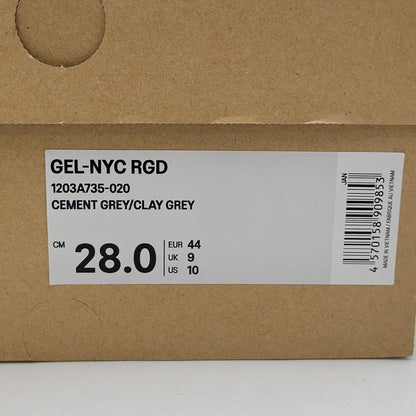 【中古品】【メンズ】 1203A735-020 GEL-NYC RGD ゲルエヌワイシー スニーカー 靴 162-260315-kh-05-izu サイズ：28 カラー：CEMENT GREY/CLAY GREY 万代Net店