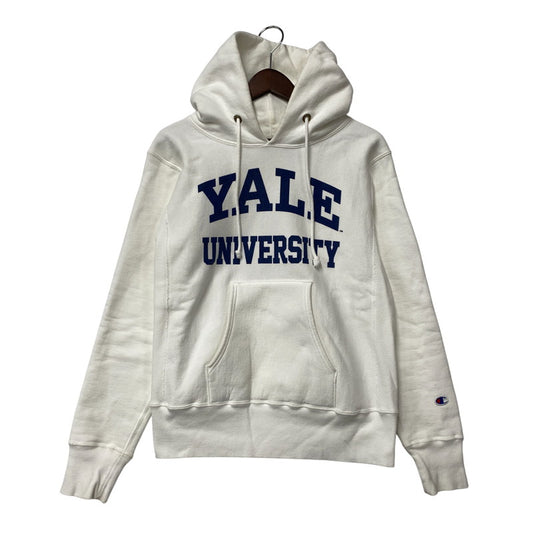 【中古品】【メンズ】 REVERSE WEAVE リバース ウィーブ 赤単タグ復刻 USA製 YALE UNIVERSITY HOODED SWEATSHIRT フーデッド スウェット シャツ トップス 長袖 148-260317-cs-11-izu サイズ：M カラー：ホワイト 万代Net店