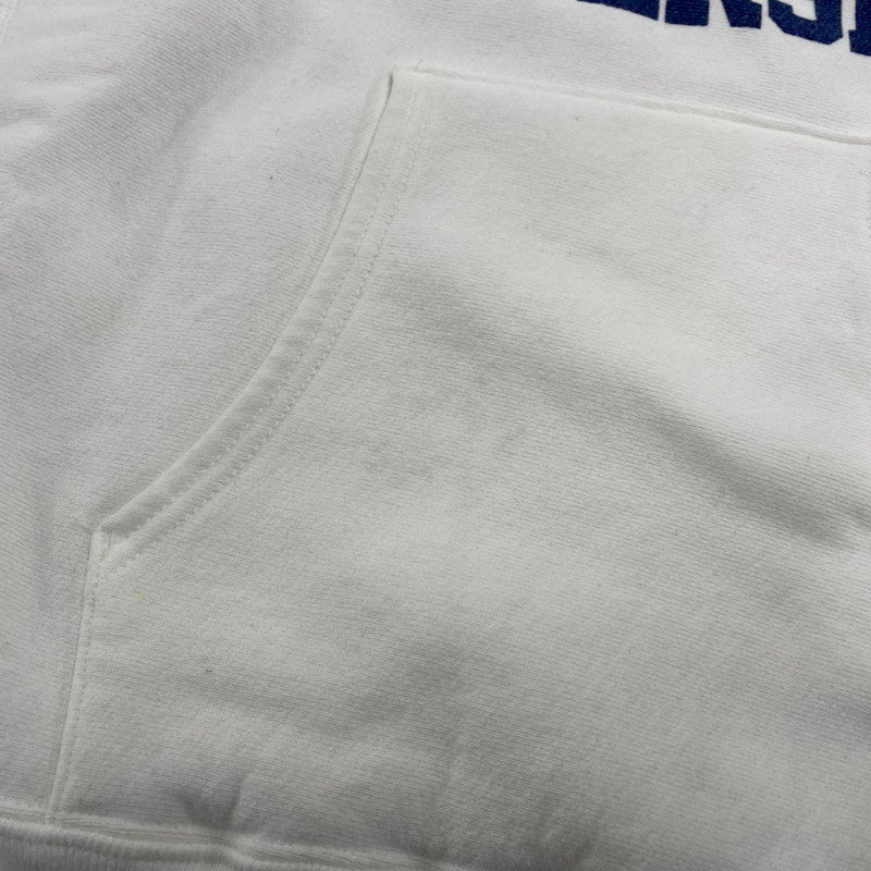 【中古品】【メンズ】 Champion products チャンピオンプロダクツ REVERSE WEAVE リバース ウィーブ 赤単タグ復刻 USA製 YALE UNIVERSITY HOODED SWEATSHIRT フーデッド スウェット パーカー 148-260317-cs-11-izu サイズ：M カラー：ホワイト 万代Net店