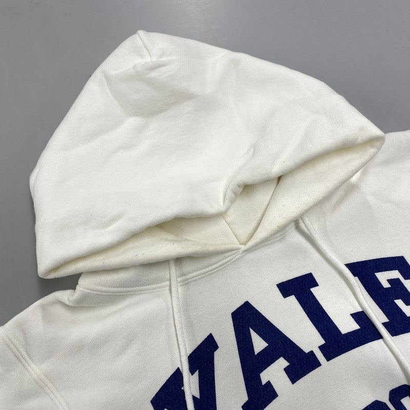 【中古品】【メンズ】 Champion products チャンピオンプロダクツ REVERSE WEAVE リバース ウィーブ 赤単タグ復刻 USA製 YALE UNIVERSITY HOODED SWEATSHIRT フーデッド スウェット パーカー 148-260317-cs-11-izu サイズ：M カラー：ホワイト 万代Net店
