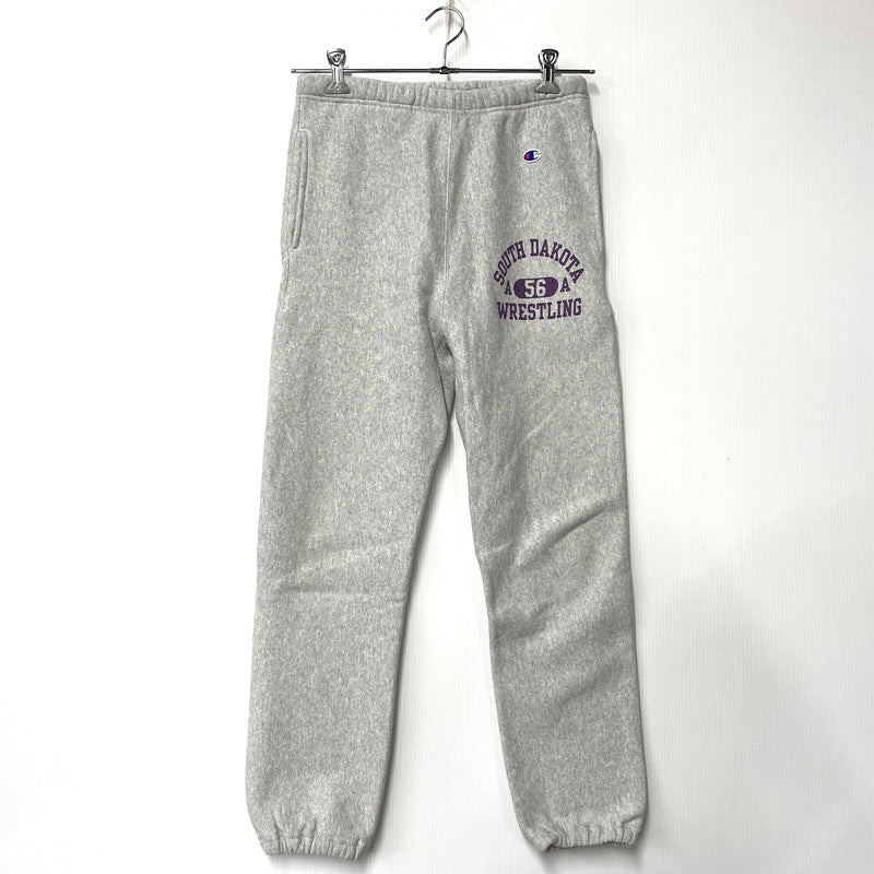 【中古品】【メンズ】 青単タグ復刻 REVERSE WEAVE SOUTH DAKOTA 三段プリント SWEAT PANTS リバースウィーブ サウスダコタ スウェットパンツ ボトムス 159-260319-kh-03-izu サイズ：M カラー：グレー 万代Net店