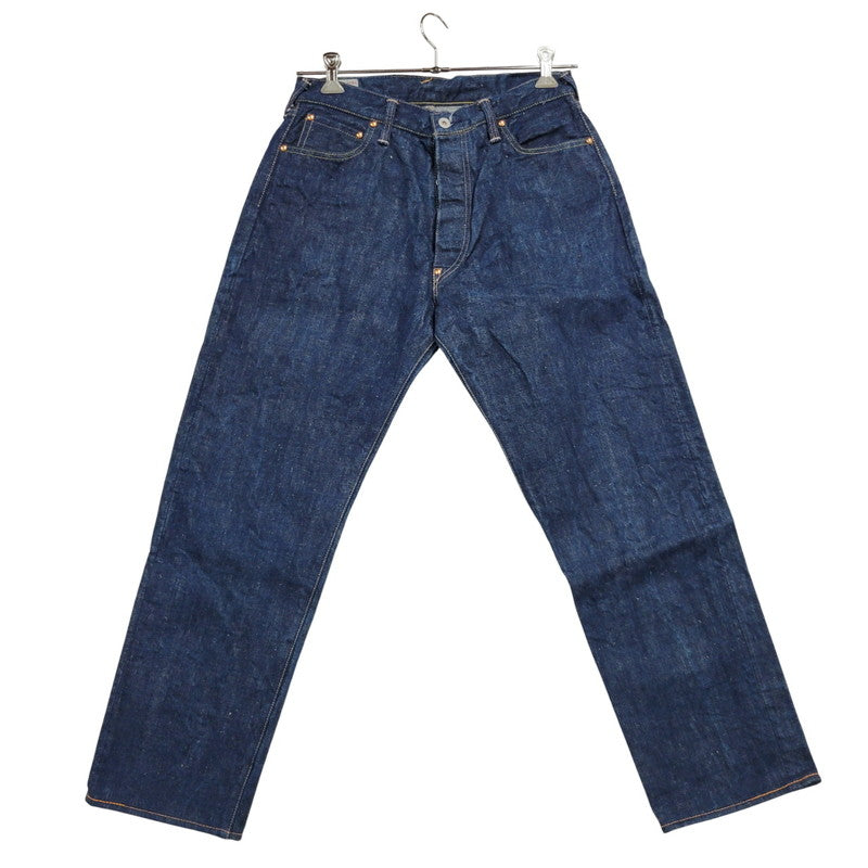 【中古品】【メンズ】 YAMANE DELUXE ヤマネデラックス HAYAOKI BUTTON FLY DENIM PANTS ボタンフライ デニムパンツ ジーンズ ボトムス 156-260314-as-14-izu サイズ：3 カラー：インディゴ 万代Net店