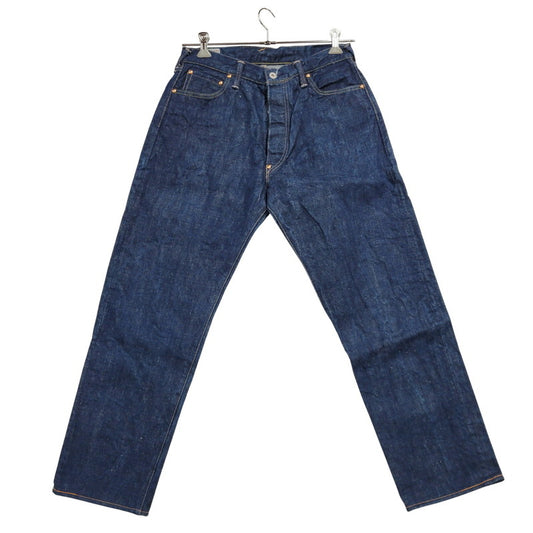 【中古品】【メンズ】 YAMANE DELUXE ヤマネデラックス HAYAOKI BUTTON FLY DENIM PANTS ボタンフライ デニムパンツ ジーンズ ボトムス 156-260314-as-14-izu サイズ：3 カラー：インディゴ 万代Net店