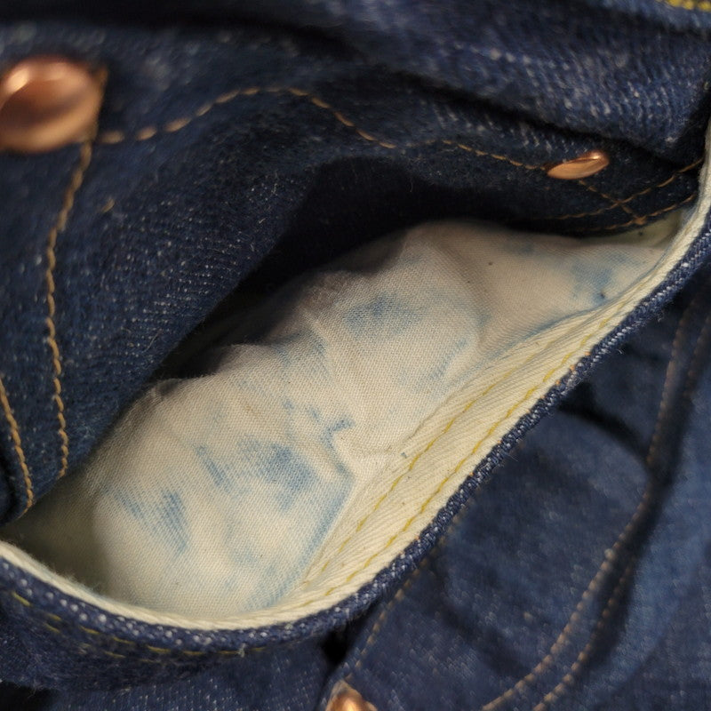 【中古品】【メンズ】 YAMANE DELUXE ヤマネデラックス HAYAOKI BUTTON FLY DENIM PANTS ボタンフライ デニムパンツ ジーンズ ボトムス 156-260314-as-14-izu サイズ：3 カラー：インディゴ 万代Net店