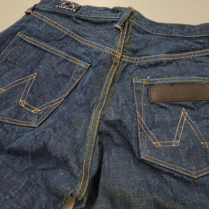 【中古品】【メンズ】 YAMANE DELUXE ヤマネデラックス HAYAOKI BUTTON FLY DENIM PANTS ボタンフライ デニムパンツ ジーンズ ボトムス 156-260314-as-14-izu サイズ：3 カラー：インディゴ 万代Net店