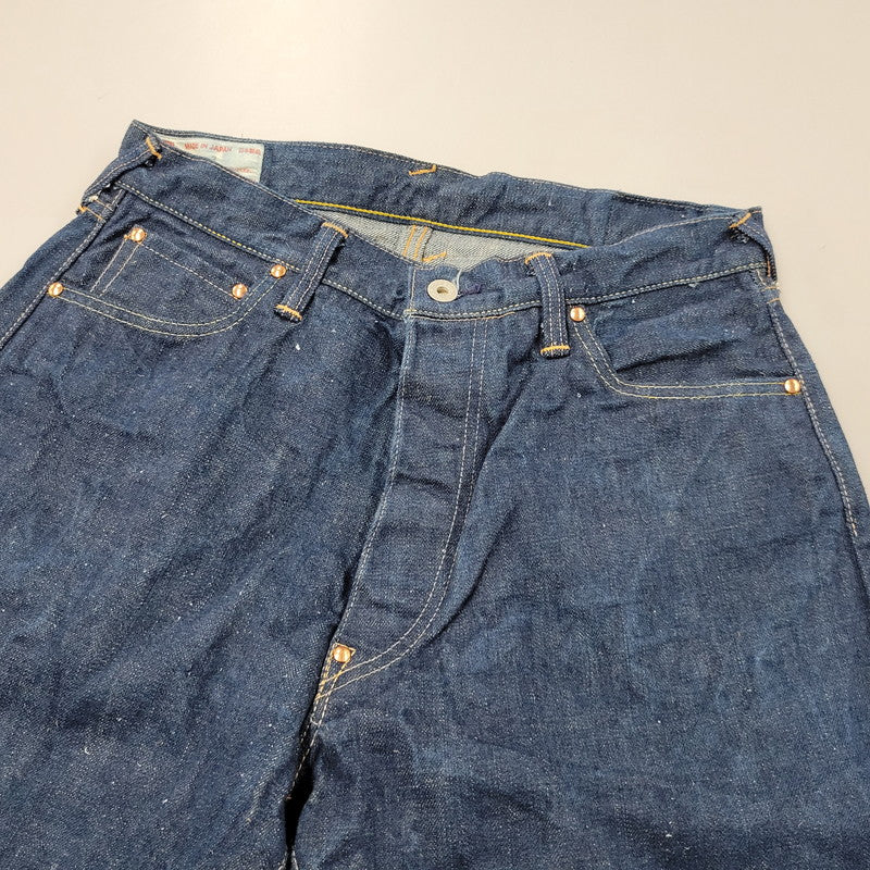 【中古品】【メンズ】 YAMANE DELUXE ヤマネデラックス HAYAOKI BUTTON FLY DENIM PANTS ボタンフライ デニムパンツ ジーンズ ボトムス 156-260314-as-14-izu サイズ：3 カラー：インディゴ 万代Net店