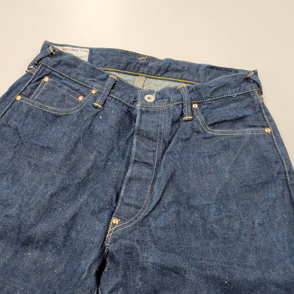 【中古品】【メンズ】 YAMANE DELUXE ヤマネデラックス HAYAOKI BUTTON FLY DENIM PANTS ボタンフライ デニムパンツ ジーンズ ボトムス 156-260314-as-14-izu サイズ：3 カラー：インディゴ 万代Net店