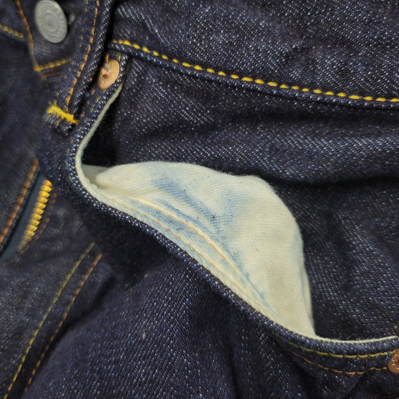 【中古品】【メンズ】 EVISU エヴィス ZIPFLY DENIM PANTS LOT2005 ジップフライ デニムパンツ 風×カモメ ジーンズ ボトムス 156-260314-as-12-izu サイズ：32×35 カラー：インディゴ 万代Net店