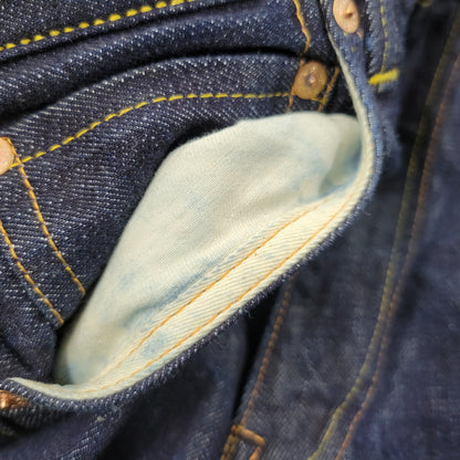 【中古品】【メンズ】 EVISU エヴィス ZIPFLY DENIM PANTS LOT2005 ジップフライ デニムパンツ 風×カモメ ジーンズ ボトムス 156-260314-as-12-izu サイズ：32×35 カラー：インディゴ 万代Net店