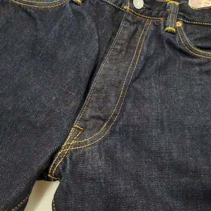 【中古品】【メンズ】 EVISU エヴィス ZIPFLY DENIM PANTS LOT2005 ジップフライ デニムパンツ 風×カモメ ジーンズ ボトムス 156-260314-as-12-izu サイズ：32×35 カラー：インディゴ 万代Net店