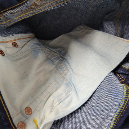 【中古品】【メンズ】 EVISU エヴィス ZIPFLY DENIM PANTS LOT2005 ジップフライ デニムパンツ 風×カモメ ジーンズ ボトムス 156-260314-as-12-izu サイズ：32×35 カラー：インディゴ 万代Net店