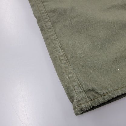【中古品】【メンズ】 EVISU エヴィス PRINT BUTTON FLY WORK PANTS プリント ボタンフライ ワークパンツ カモメ ボトムス 156-260314-as-11-izu サイズ：32 カラー：カーキ 万代Net店