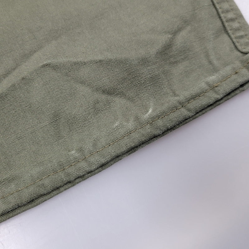 【中古品】【メンズ】 EVISU エヴィス PRINT BUTTON FLY WORK PANTS プリント ボタンフライ ワークパンツ カモメ ボトムス 156-260314-as-11-izu サイズ：32 カラー：カーキ 万代Net店