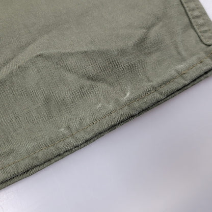 【中古品】【メンズ】 EVISU エヴィス PRINT BUTTON FLY WORK PANTS プリント ボタンフライ ワークパンツ カモメ ボトムス 156-260314-as-11-izu サイズ：32 カラー：カーキ 万代Net店
