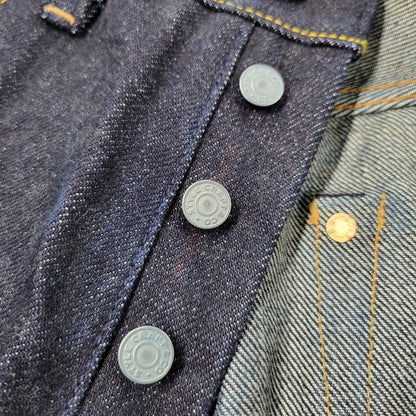 【中古品】【メンズ】 YAMANE DELUXE ヤマネデラックス HAYAOKI BUTTON FLY DENIM PANTS ボタンフライ デニムパンツ ジーンズ ボトムス 156-260314-as-15-izu サイズ：34×35 カラー：インディゴ 万代Net店