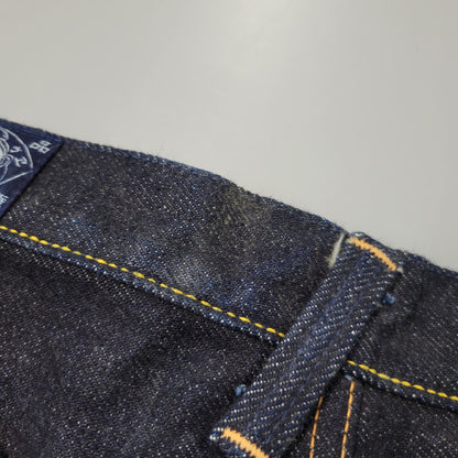 【中古品】【メンズ】 YAMANE DELUXE ヤマネデラックス HAYAOKI BUTTON FLY DENIM PANTS ボタンフライ デニムパンツ ジーンズ ボトムス 156-260314-as-15-izu サイズ：34×35 カラー：インディゴ 万代Net店