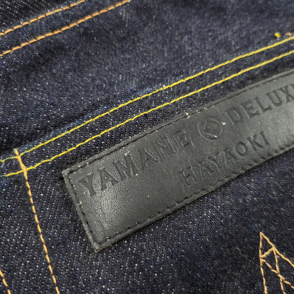 【中古品】【メンズ】 YAMANE DELUXE ヤマネデラックス HAYAOKI BUTTON FLY DENIM PANTS ボタンフライ デニムパンツ ジーンズ ボトムス 156-260314-as-15-izu サイズ：34×35 カラー：インディゴ 万代Net店