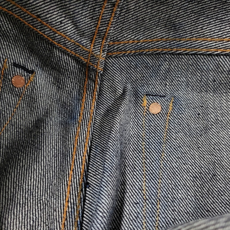【中古品】【メンズ】 YAMANE DELUXE ヤマネデラックス HAYAOKI BUTTON FLY DENIM PANTS ボタンフライ デニムパンツ ジーンズ ボトムス 156-260314-as-15-izu サイズ：34×35 カラー：インディゴ 万代Net店