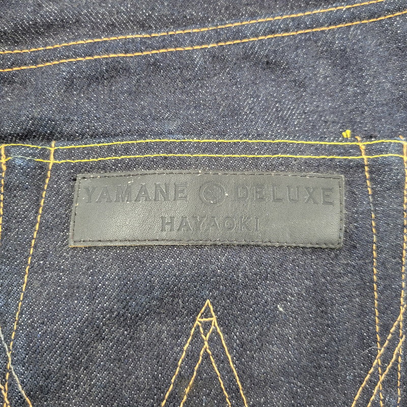 【中古品】【メンズ】 YAMANE DELUXE ヤマネデラックス HAYAOKI BUTTON FLY DENIM PANTS ボタンフライ デニムパンツ ジーンズ ボトムス 156-260314-as-15-izu サイズ：34×35 カラー：インディゴ 万代Net店