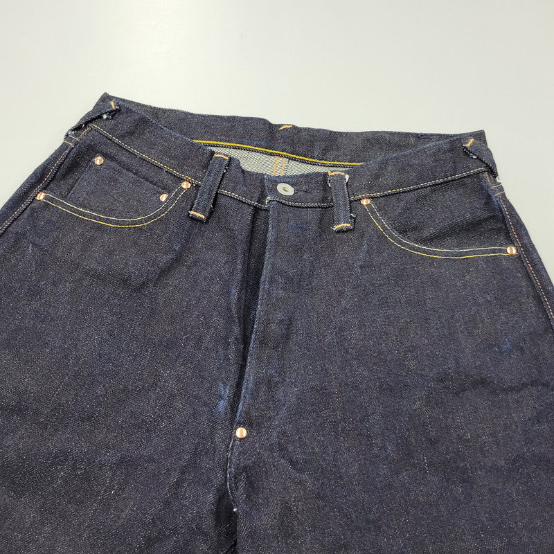 【中古品】【メンズ】 YAMANE DELUXE ヤマネデラックス HAYAOKI BUTTON FLY DENIM PANTS ボタンフライ デニムパンツ ジーンズ ボトムス 156-260314-as-15-izu サイズ：34×35 カラー：インディゴ 万代Net店