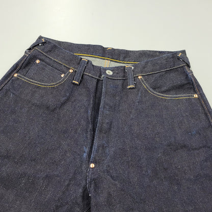 【中古品】【メンズ】 YAMANE DELUXE ヤマネデラックス HAYAOKI BUTTON FLY DENIM PANTS ボタンフライ デニムパンツ ジーンズ ボトムス 156-260314-as-15-izu サイズ：34×35 カラー：インディゴ 万代Net店