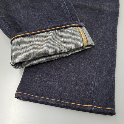 【中古品】【メンズ】 YAMANE DELUXE ヤマネデラックス HAYAOKI BUTTON FLY DENIM PANTS ボタンフライ デニムパンツ ジーンズ ボトムス 156-260314-as-15-izu サイズ：34×35 カラー：インディゴ 万代Net店