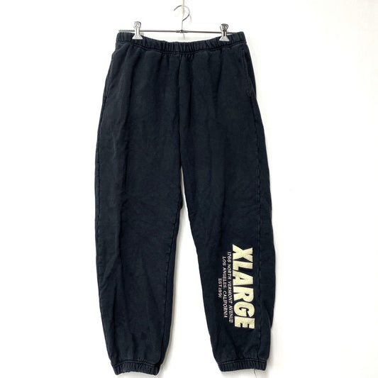 【中古品】【メンズ】 101243031016 CHENILLE LOGO SWEAT PANTS シェニール ロゴ スウェットパンツ ボトムス 153-260319-kh-02-izu サイズ：XL カラー：ブラック 万代Net店