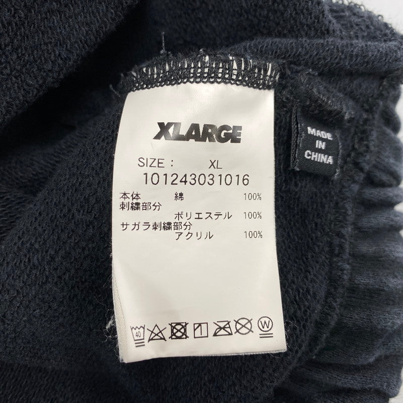 【中古品】【メンズ】 101243031016 CHENILLE LOGO SWEAT PANTS シェニール ロゴ スウェットパンツ ボトムス 153-260319-kh-02-izu サイズ：XL カラー：ブラック 万代Net店