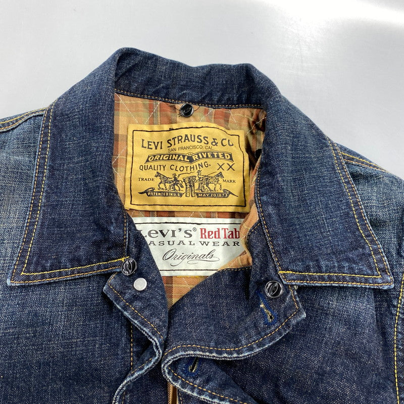 【中古品】【メンズ】 LEVI'S RED TAB リーバイス レッドタブ DENIM BOA JACKET デニム ボア ジャケット アウター 147-260319-kh-10-izu サイズ：L カラー：インディゴ 万代Net店
