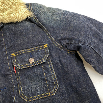 【中古品】【メンズ】 LEVI'S RED TAB リーバイス レッドタブ DENIM BOA JACKET デニム ボア ジャケット アウター 147-260319-kh-10-izu サイズ：L カラー：インディゴ 万代Net店