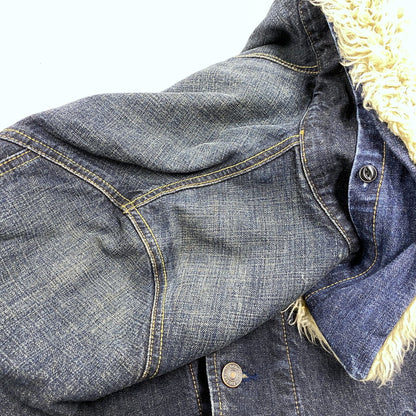 【中古品】【メンズ】 LEVI'S RED TAB リーバイス レッドタブ DENIM BOA JACKET デニム ボア ジャケット アウター 147-260319-kh-10-izu サイズ：L カラー：インディゴ 万代Net店