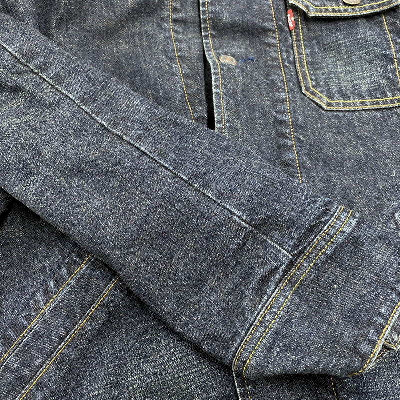 【中古品】【メンズ】 LEVI'S RED TAB リーバイス レッドタブ DENIM BOA JACKET デニム ボア ジャケット アウター 147-260319-kh-10-izu サイズ：L カラー：インディゴ 万代Net店
