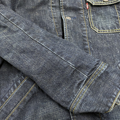 【中古品】【メンズ】 LEVI'S RED TAB リーバイス レッドタブ DENIM BOA JACKET デニム ボア ジャケット アウター 147-260319-kh-10-izu サイズ：L カラー：インディゴ 万代Net店
