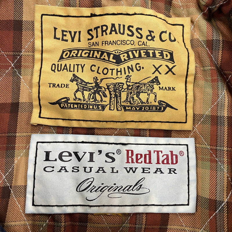 【中古品】【メンズ】 LEVI'S RED TAB リーバイス レッドタブ DENIM BOA JACKET デニム ボア ジャケット アウター 147-260319-kh-10-izu サイズ：L カラー：インディゴ 万代Net店
