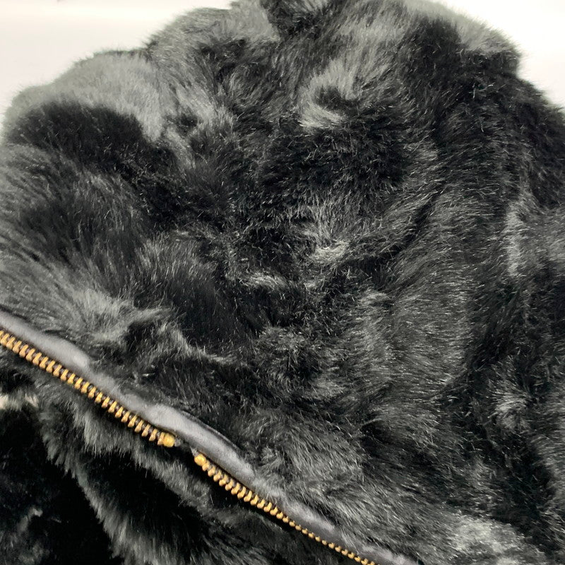 【中古品】【メンズ】 KARL KANI カールカナイ 33K1619 ACRYLIC FUR FULL ZIP JACKET アクリルファー フルジップ ジャケット アウター 142-260314-kh-08-izu サイズ：L カラー：ブラック 万代Net店