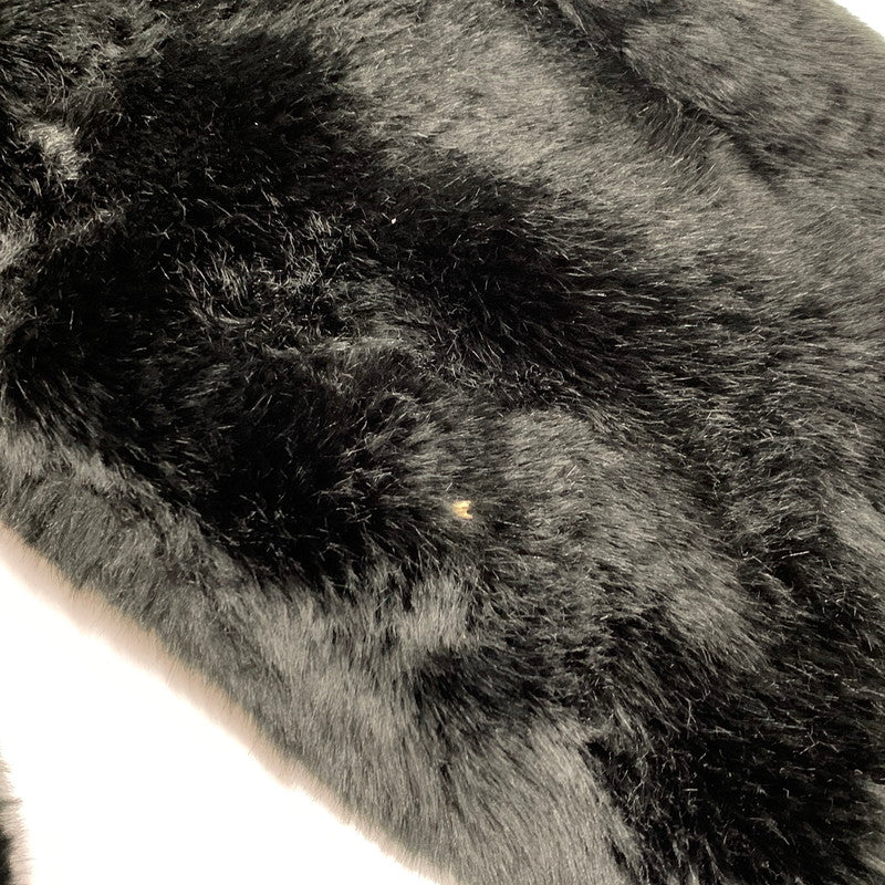 【中古品】【メンズ】 KARL KANI カールカナイ 33K1619 ACRYLIC FUR FULL ZIP JACKET アクリルファー フルジップ ジャケット アウター 142-260314-kh-08-izu サイズ：L カラー：ブラック 万代Net店