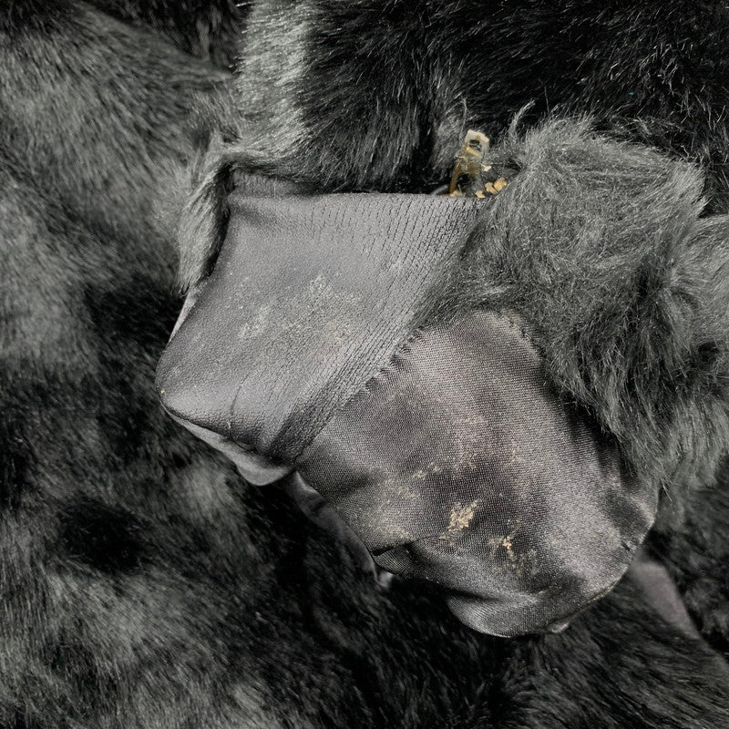【中古品】【メンズ】 KARL KANI カールカナイ 33K1619 ACRYLIC FUR FULL ZIP JACKET アクリルファー フルジップ ジャケット アウター 142-260314-kh-08-izu サイズ：L カラー：ブラック 万代Net店
