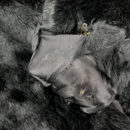 【中古品】【メンズ】 KARL KANI カールカナイ 33K1619 ACRYLIC FUR FULL ZIP JACKET アクリルファー フルジップ ジャケット アウター 142-260314-kh-08-izu サイズ：L カラー：ブラック 万代Net店