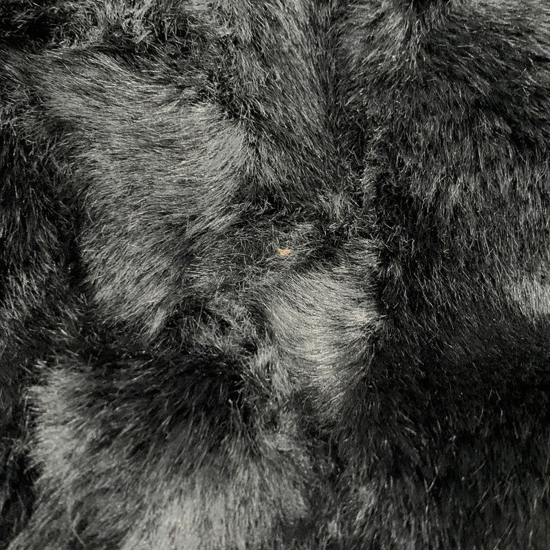 【中古品】【メンズ】 KARL KANI カールカナイ 33K1619 ACRYLIC FUR FULL ZIP JACKET アクリルファー フルジップ ジャケット アウター 142-260314-kh-08-izu サイズ：L カラー：ブラック 万代Net店