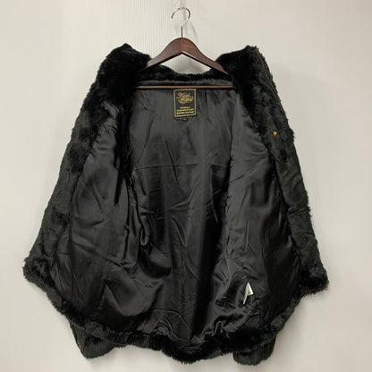 【中古品】【メンズ】 KARL KANI カールカナイ 33K1619 ACRYLIC FUR FULL ZIP JACKET アクリルファー フルジップ ジャケット アウター 142-260314-kh-08-izu サイズ：L カラー：ブラック 万代Net店