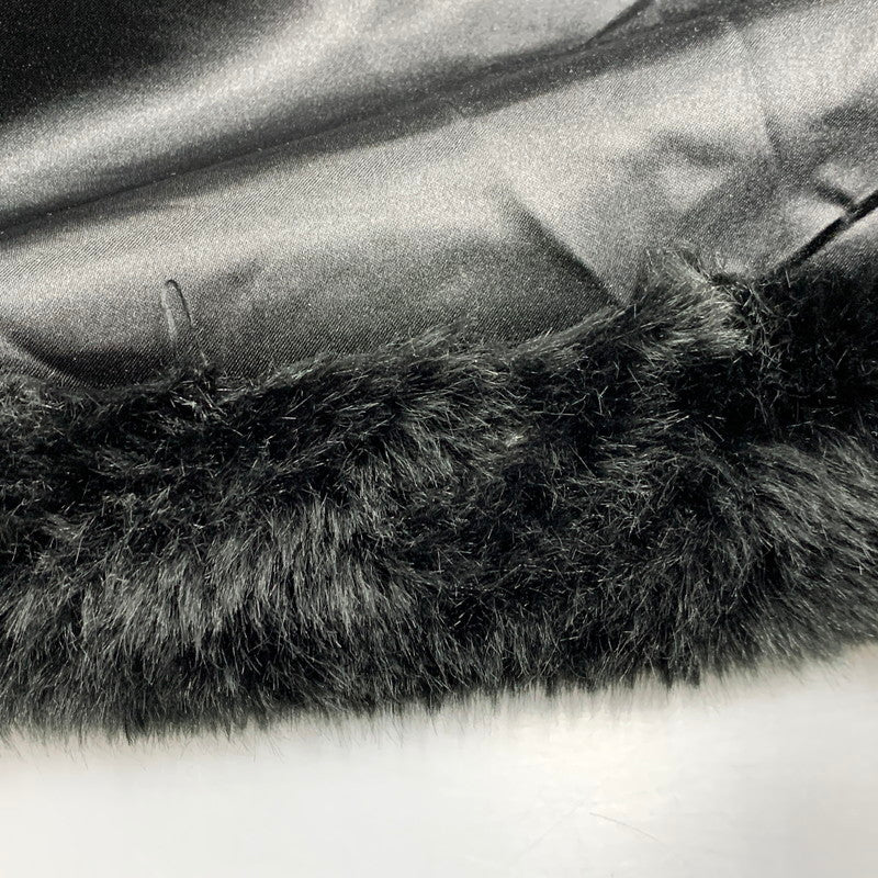 【中古品】【メンズ】 KARL KANI カールカナイ 33K1619 ACRYLIC FUR FULL ZIP JACKET アクリルファー フルジップ ジャケット アウター 142-260314-kh-08-izu サイズ：L カラー：ブラック 万代Net店