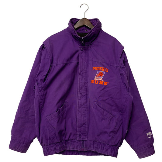 【現状渡し品】【メンズ】 COMPETITOR コンペティター × NBA エヌビーエー PHOENIX SUNS QUILTING LINER PADDED JACKET フェニックスサンズ キルティング ライナー パテッド ジャケット アウター 146-260314-kh-07-izu サイズ：L カラー：パープル 万代Net店