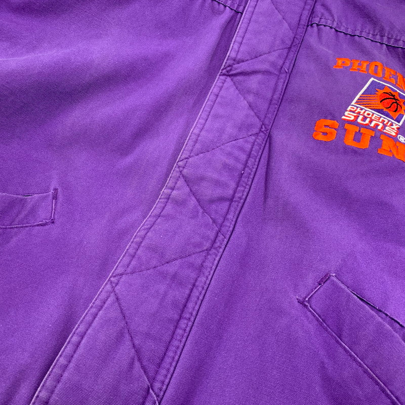 【現状渡し品】【メンズ】 COMPETITOR コンペティター × NBA エヌビーエー PHOENIX SUNS QUILTING LINER PADDED JACKET フェニックスサンズ キルティング ライナー パテッド ジャケット アウター 146-260314-kh-07-izu サイズ：L カラー：パープル 万代Net店